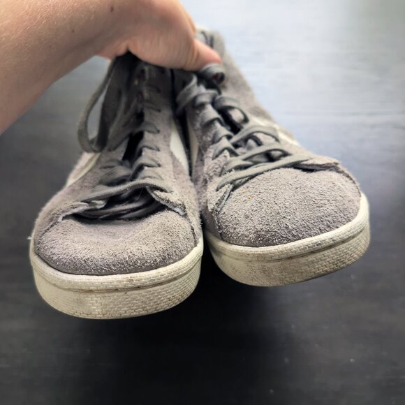 Converse Pro Leather 76 Vintage Suede High Top Sneaker 155336C Grey Size 11 - Picture 5 of 13